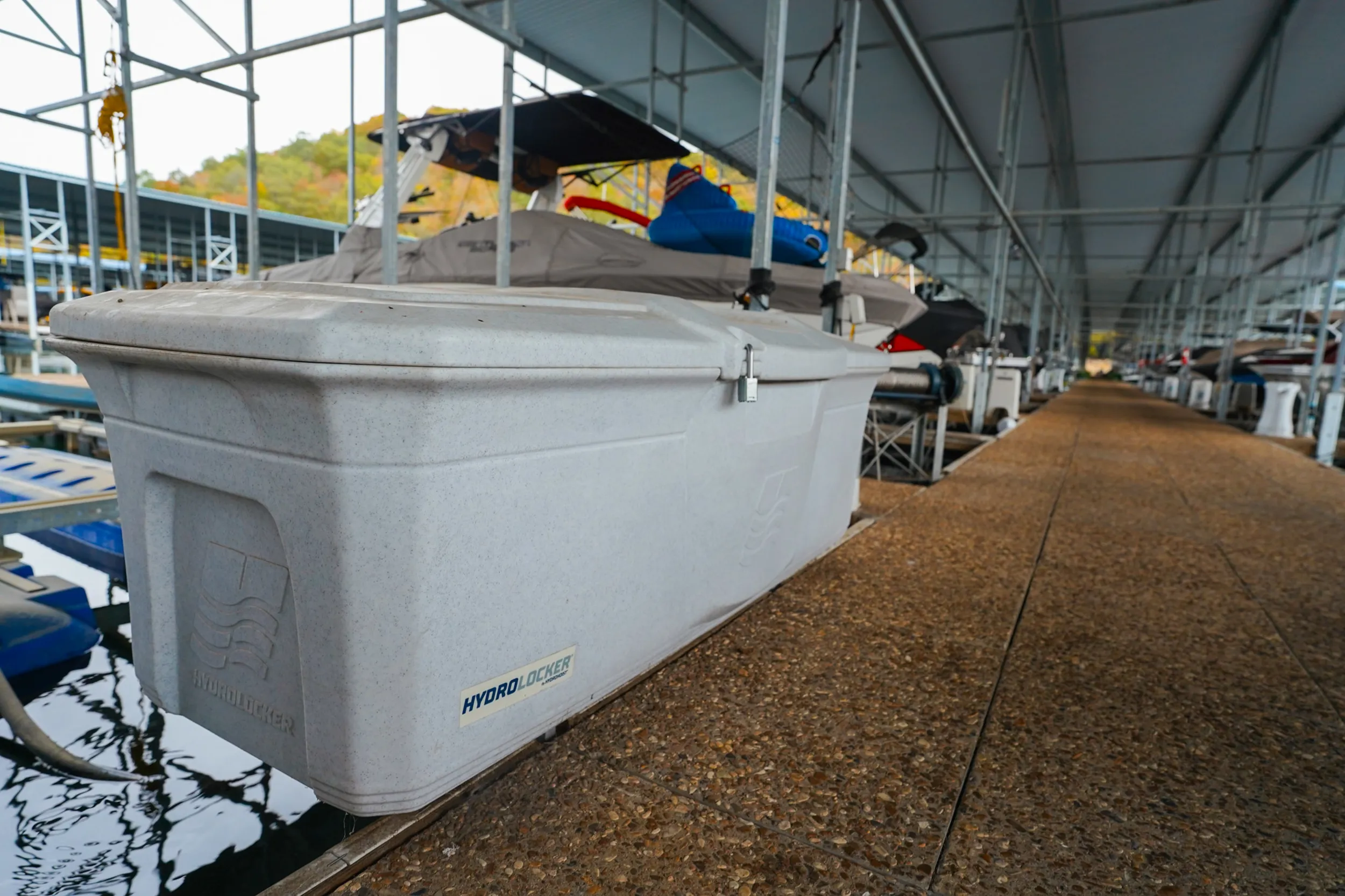 HydroLockers®: Dock Storage Lockers for Boaters | HydroHoist